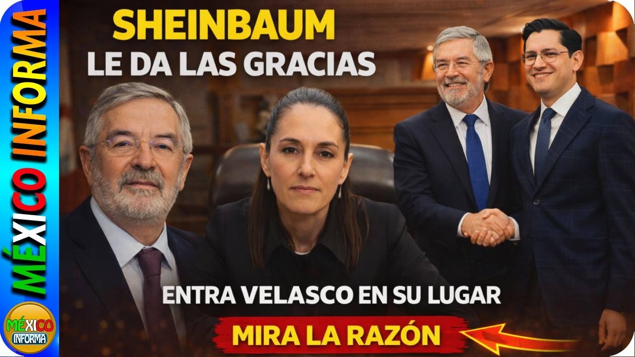 SE CONFIRMA LA NOTICIA. SHEINBAUM LE DA LAS GRACIAS A JUAN RAMÓN DE LA FUENTE. MIRA LA RAZÓN.