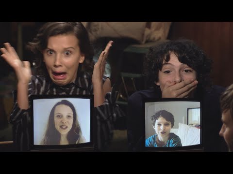 Stranger Things Cast Watches Their Original Audition Tapes!