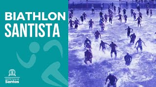 #ESPORTES - Primeira edição do Santista de Biathlon na Praia da Aparecida