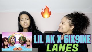 Lil AK x 6ix9ine - LANES (Official Audio) REACTION/REVIEW
