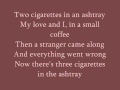 Patsy Cline - Three Cigarettes in an Ashtray lyrics