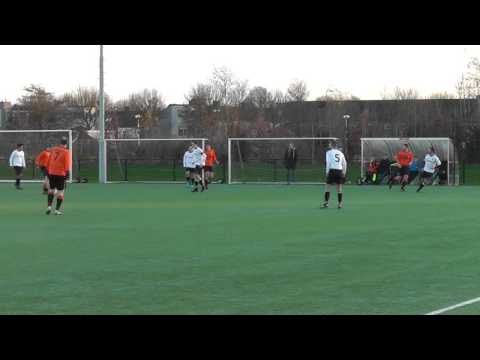 Opjestropdas.nl 16 jan '16 VV De Meern 8 - JSV N'gein 10 com 1-4  Goed schot Jos wordt geblokt