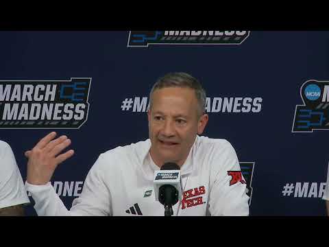Texas Tech Second Round Postgame Press Conference - 2025 NCAA Tournament