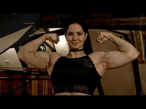 Child face giant muscles || lovely muscular girl Slava Galagan || angel face devil