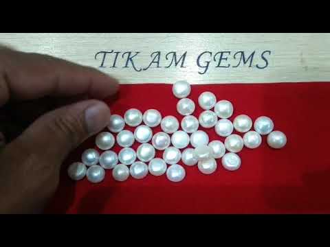 White round pearl gol moti, for jewelry, size: 10 carat