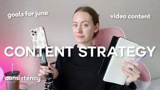 plan my content with me for june 2022! | social media strategies, how to master consistency online!