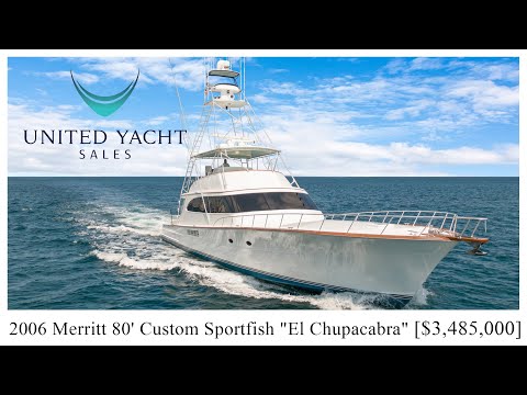 Merritt 80 Custom Sportfish Yacht video