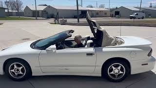 1995 Pontiac Trans Am Convertible Top Operation Down