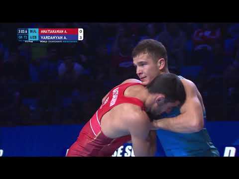 1/2 GR - 72 kg: A. MNATSAKANIAN (BUL) v. A. VARDANYAN (UZB)