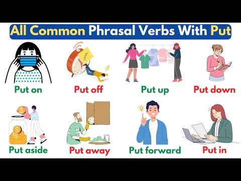All Common Phrasal Verbs With Put | Put Phrasal Verbs | English Vocabulary