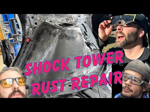 Rusty Subaru Wagon Shock Tower Repair - Start To Finish