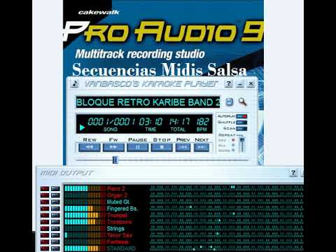 MIDI Bloque Retro Disco   Karibe Band En Vivo