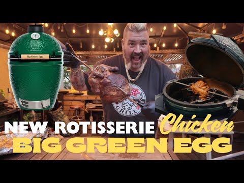 Big Green Egg New Rotisserie Lets cook the best chicken EVER
