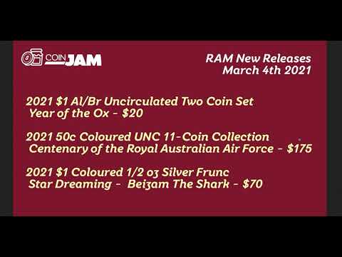 March Releases Announced - New Coins Coming from RAM