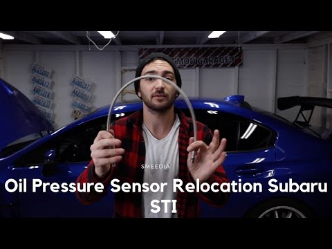 STI Oil Pressure Sensor Relocation