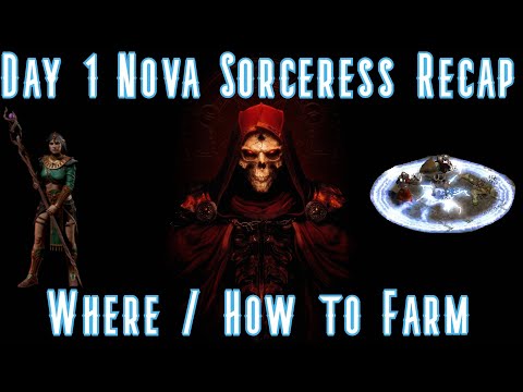 Nova Sorceress Day 1 Recap | Where to Farm and How | Project Diablo 2 Season 3