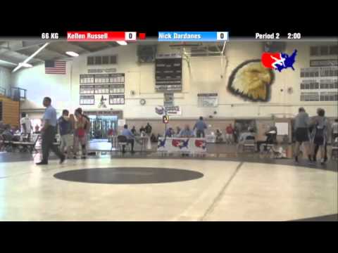 2012 Univ. WTT: 66 KG - Kellen Russell (NYAC) vs. Nick Dardanes (Minnesota Storm)
