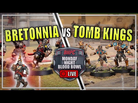 🔴 LIVE Bretonnians vs Tomb Kings - NEW Season 3 Monday Night Blood Bowl!