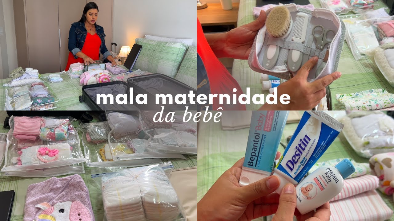 Mala de Maternidade para Bebê: como organizar? | Só o básico | O que vou levar para hospital? 🏥