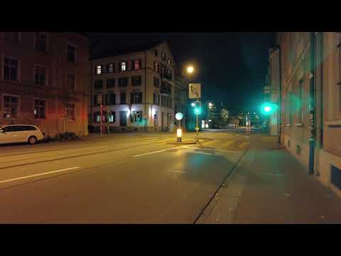Night Walk in Zurich During the Corona Lockdown | Limmatplatz to Main Station