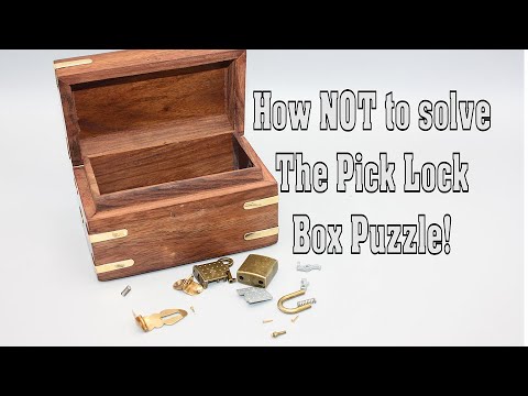 Epic Fail Puzzle Solving! | Pick Lock Box Puzzle!