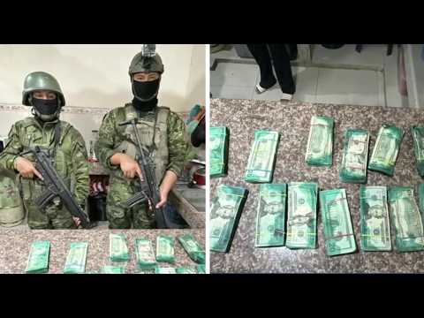21.700 dólares manchados con tinta son decomisados en Los Ríos