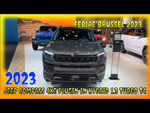 2023 Jeep Compass 4xe Plugin In Hybrid 1.3 Turbo T4 Interior and Exterior Brussel Motor Show 2023