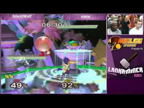 LanHammer 2013 Melee - Silent Wolf (Fox) vs HomeMadeWaffles (Falco)