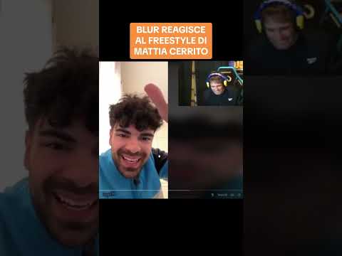 BLUR REACTION AL FREESTYLE DI MATTIA CERIO (CIAO USER) #blur #mattiacerio #viralvideo #shorts