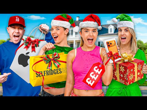 *NO BUDGET* Secret Santa! (With A HUGE Surprise)