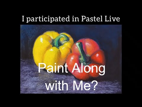 Pastel Live Inspired this Painting - try it with me!