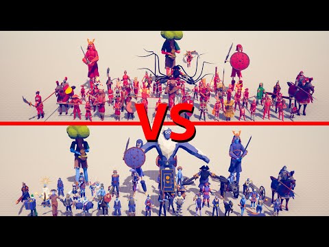 MELEE Team vs SECRET Team - Totally Accurate Battle Simulator TABS