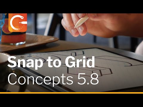 Concepts 5.8 for iOS | Snap to Grid