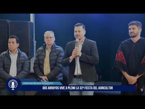 Dos Arroyos- intendente Cristhian Becker