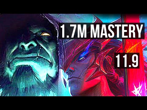 YORICK vs YONE (MID) | 1600+ games, 1.7M mastery, 10/2/3, Dominating | EUW Diamond | v11.9