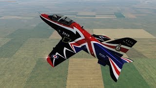 DCS World:  Hawk T1a - Free Flight -  Normandy Map