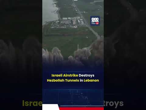 Israeli Airstrike Targets Underground Tunnels in Southern Lebanon | Tensions Escalate