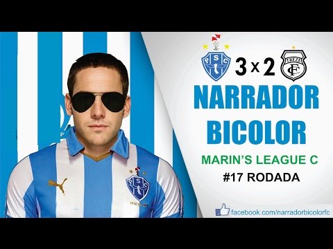 Narrador Bicolor - Paysandu 3x2 Treze (Marin's League C - #17 Rodada)