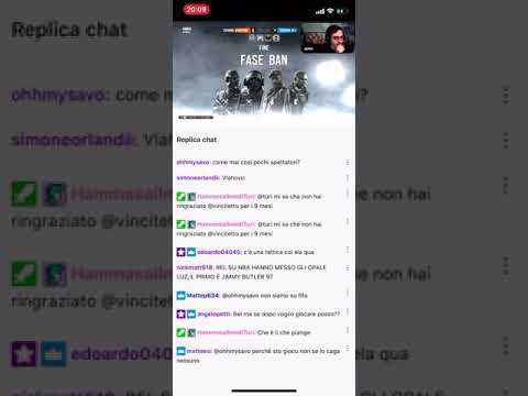 Turi sclera in live e la chiude