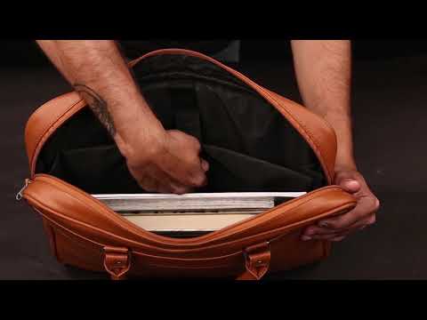 MBOSS 9.5 Litre Faux Leather 15.6 Inch Laptop Messenger Bag (PFB 005)