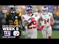 New York Giants vs. Pittsburgh Steelers Game Highlights | NFL 2024 Season Week 8