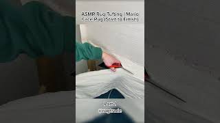 ASMR Rug Tufting | Mario Face Rug Short (Part 1)