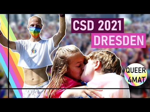 Dresden ist bunt und weltoffen - CSD Dresden 2021 I Queer4mat