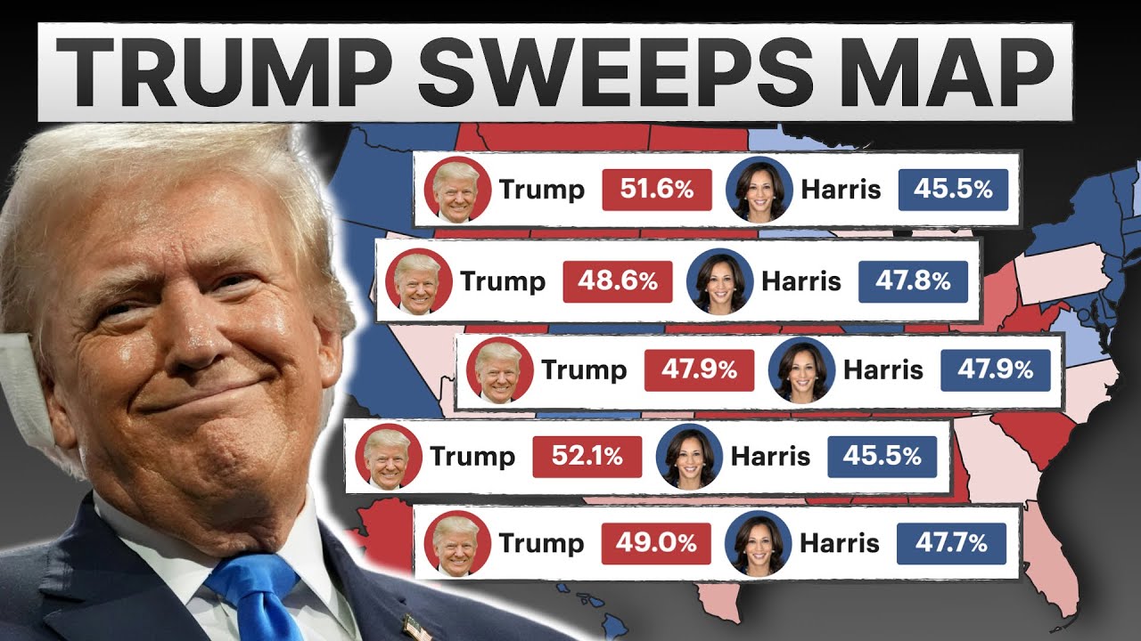 The 2024 Electoral College Map Based on TODAY'S Polls!