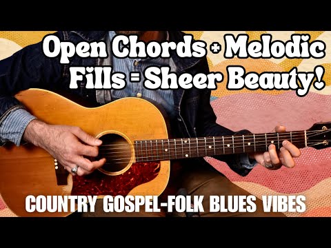 Open Chord Magic Tricks - Make basic chords beautiful & interesting! (Acoustic Folk Guitar Lesson)