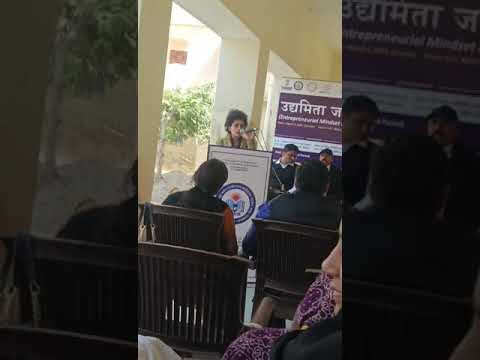 Romana Sharma Anchoring for Womens Day Function at APJ Abdul Kalam Girls College