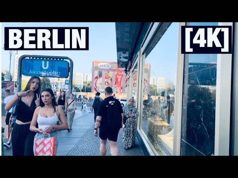 [4K] BERLIN | Deutschland | Street Walking Tour | Germany | Summer 2023 | 60 fps HDR Video