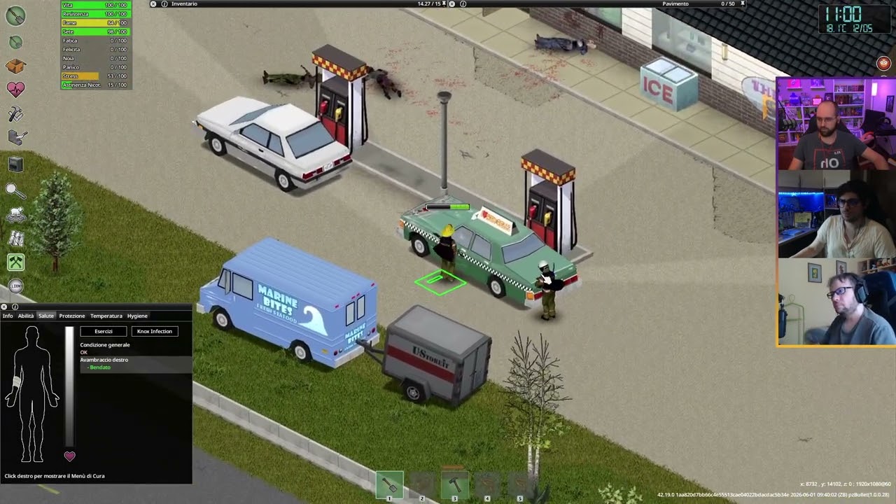 Buon Lunedì | Project Zomboid [ !instant - !mangayo - !giveaway ]