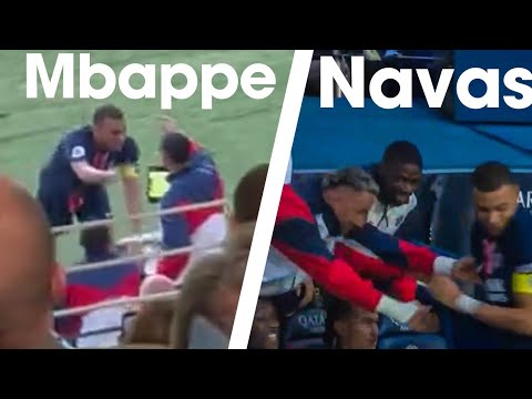 Mbappe went to hug Keylor Navas after goal score - who is also leaving PSG