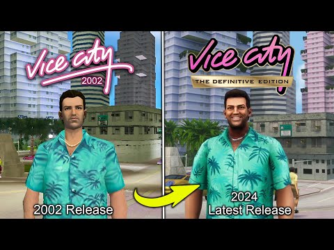 GTA Vice City - Original vs Definitive Edition - Comparison of Details!